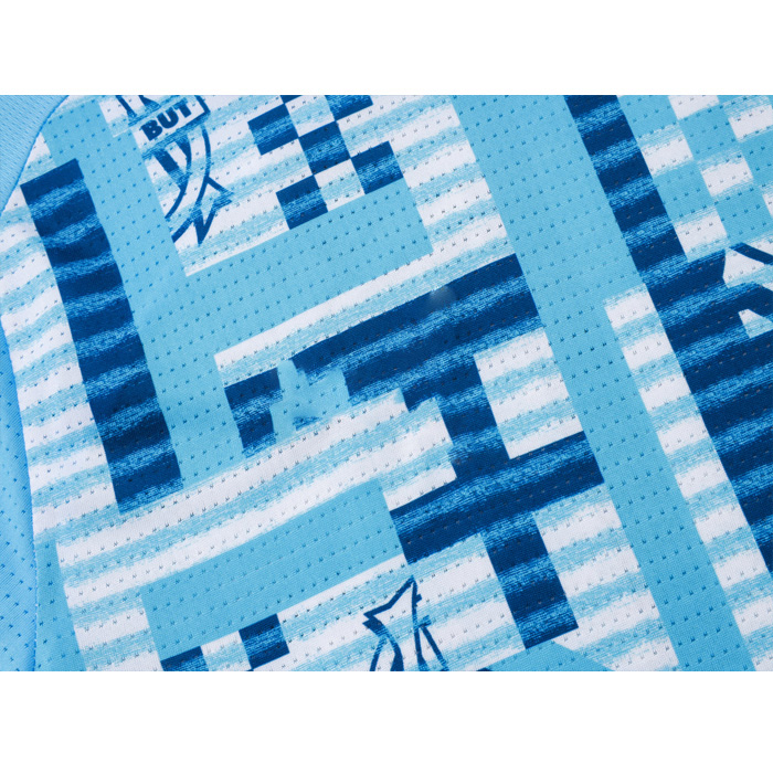 Chandal del Olympique Marsella Manga Corta 2024-2025 Azul - Pantalon Corto